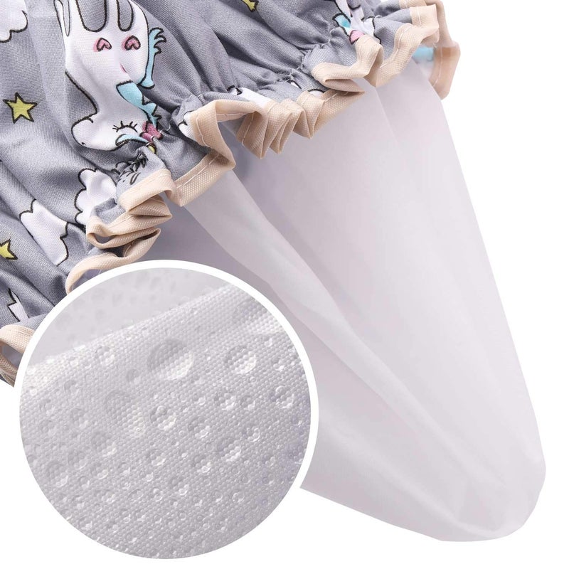 Tbestmax Unicorn Shower Caps for Long/Thick Hair  Cute Hair Cover for Women and Girl  Waterproof Bath Hat  Double Layer Bonnet - Image 4